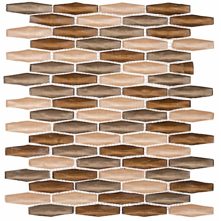 Andova Tiles ANDOVA TILES Rhapsody 2.5" x 2.5" Glass Novelty Mosaic Wall Tile ANDRHA538